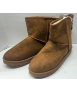 Primark Suede with Faux Lambs Wool Inside Women&#39;s Size 10 Short Boots NEW - $19.80