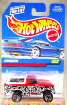 1997 Hot Wheels Mainline/Collector #859 BRONCO Red w/Chrome SB Spoke Wheels - £9.83 GBP