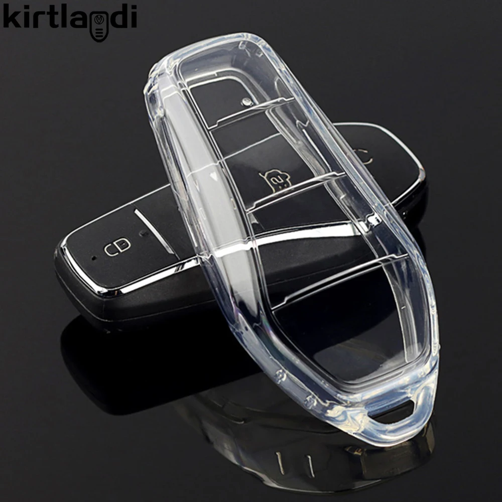 Transparent TPU Key Case Holder For BYD Qin Plusdmi Atto 3 Han EV Dolphin Song - £9.41 GBP+