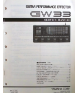 Yamaha GW33 Guitar Effector Effects Unit Original Service Manual, Schema... - $39.59