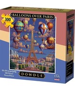 Balloons Over Paris 300 Piece Jigsaw Puzzle Dowdle Folk Art France Eiffe... - $29.69