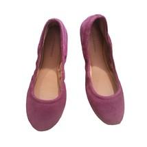 Lucky Brand Slip On Flats Erin 7 1/2M Womens Burgundy Leather Upper Shoes - £20.47 GBP