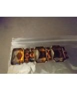 Amber Colored Jewels Stretch Bracelets (missing 3 stones) - €8,71 EUR