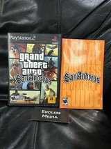 Grand Theft Auto San Andreas Playstation 2 Box and Manual Video Game Video Game - £4.49 GBP
