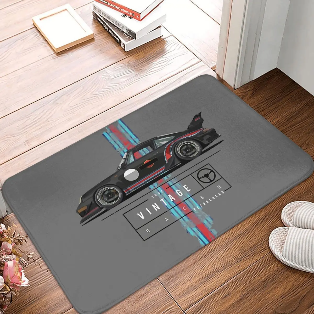 Retro Non-slip Doormat True Vintage Racer Carpet Kitchen Mat Prayer Flannel  - $15.99