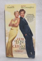 Rom-Com Romp! How to Lose a Guy in 10 Days (VHS, 2003) - Acceptable Condition - £5.31 GBP