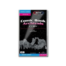 50 BCW Current/Modern Comic Mylar Archivals - 2 MIL - £34.59 GBP