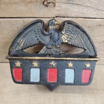 Vintage Wilton Cast Iron American Eagle Match Safe Holder Made in USA - £10.82 GBP
