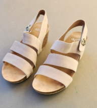 Dansko Sandals Stacey Size 40 / 9.5 Suede Wedge Shoes - £47.63 GBP