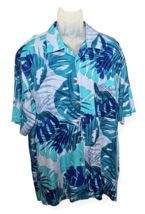 Havana Jacks Cafe Camp Shirt Size 46-48 Lg Rayon Tropics Pool Beach Casual - £7.24 GBP