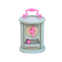 Vintage 1988 Mattel Arco Barbie Action Accents Mantle Clock Working WIND-UP - £11.35 GBP