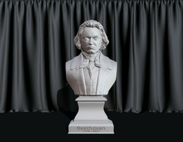 Ludwig van Beethoven Bust  Model Printing File STL for 3D Printing - £0.96 GBP