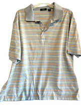 Hickey Freeman Golf Shirt Blue Polo Style Short Sleeve Shirt Mens Size XL - £11.73 GBP