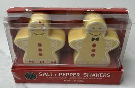 Salt &amp; Pepper Shaker Filled With Salt And Pepper Christmas Gingerbread Man. - $17.77