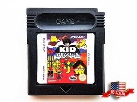 Kid Dracula Nintendo Game Boy - Custom Black Shell (Konami / Castlevania) - USA - £9.43 GBP