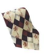 Ralph Marlin Argyle Creation Hands Multicolored Novelty Silk Necktie - $223.28 MXN