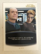 Quotable Star Trek Voyager Trading Card #66 Jeri Ryan Robert Picardo - $1.97