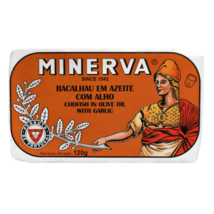 Minerva Gourmet - Canned Codfish with Olive oil and Garlic - 5 tins x 12... - £28.89 GBP