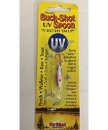 Northland Tackle BRUVS2-46 UV Buck Shot Rattle Spoon-Purple Tiger 1/16oz... - €6,72 EUR