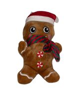 Plaid Gingerbread Man Christmas Squeaky Plush Dog Toy (SHIPS IN 24 HOURS) - $342.22 MXN