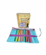 Girl Scout Reflection Metal Tin Keepsake Box &amp; artist roll with Labeled ... - $16.69 CAD