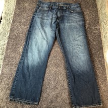 Gap Jeans Straight Leg 36x32 Men&#39;s Denim Zipper Fly 100% Cotton (36x29 Actual) - £13.77 GBP