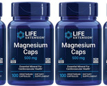 MAGNESIUM CAPS HEART BONE HEALTH 500mg 400 Capsules LIFE EXTENSION - $36.99