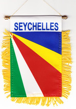 Seychelles Window Hanging Flag - $3.30