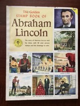 The Golden Stamp Book Of Abraham Lincoln - P-24 - 1ST Print 1954 - Stamps Glued - £31.46 GBP