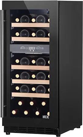 Dual Zone Wine Cooler Refrigerator - Freestanding, Triple-Layer Glass, E... - $1,297.99