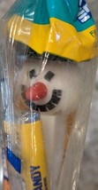 NIB White Snowman Pez Dispenser Winter Christmas Holiday Pez W/Feet NEW - £1.05 GBP