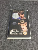 Disney&#39;s Murder She Purred A Mrs Murphy Mystery VHS Clam Shell 1998 Rick... - £10.58 GBP