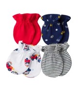 Gerber Baby Boy Mittens, Size 0-3M, Qty 4, Cars, Solid, Stripes, Sports ... - $8.95