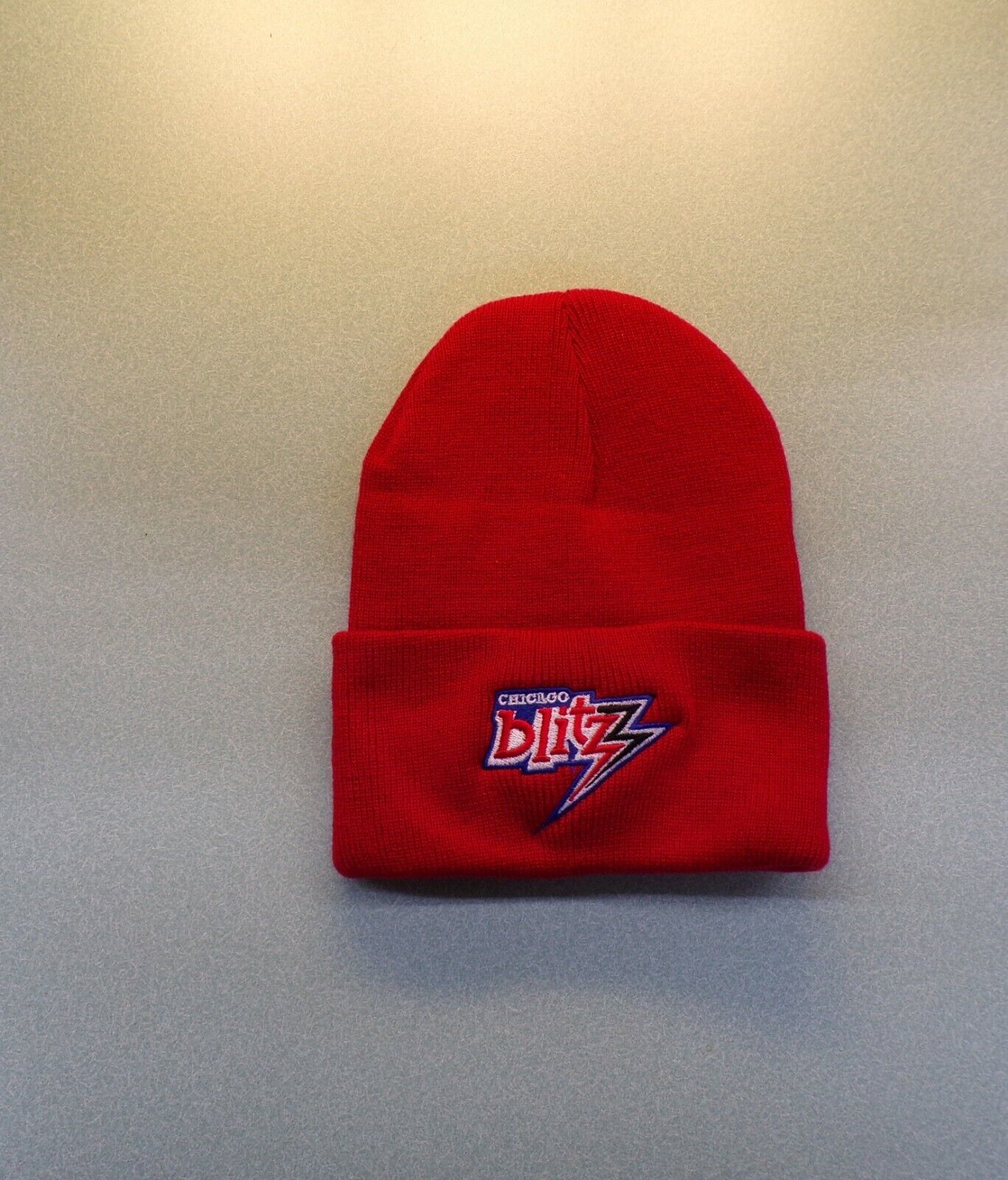 USFL Football Chicago Blitz Embroidered Cuffed Beanie Hat Cap Bears New - $19.99