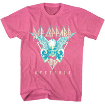 Def Leppard Hysteria Flying Skulls Men&#39;s T Shirt Concert Rock N Roll Heavy Metal - £23.04 GBP+