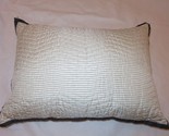 Vera Wang FRENCH PAISLEY Silk Stripe Decorative Pillow NWT - $57.55