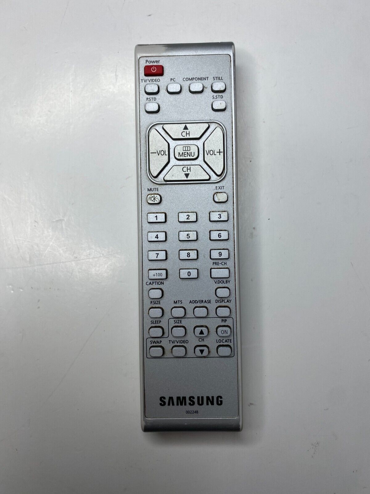 Samsung 00224B TV Remote Control Silver OEM for LTM1575W LTV1775W LTM177... - $7.49
