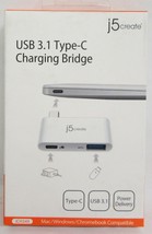 j5create USB 3.1 Type-C Charging Bridge - White - £7.75 GBP