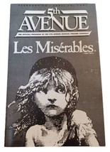 Vintage Playbill 5th Avenue Theatre Seattle 1991 Les Miserables - £11.64 GBP