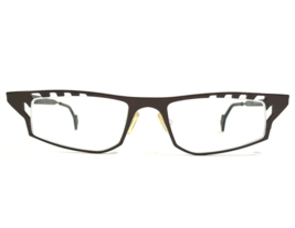 THEO Eyeglasses Frames ambiorix 403 Brown Semi Rim Modernist MCM 48-18-145 - £259.13 GBP