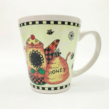 Honey Bee Hive Coffee Pot Coffee Mug Cup Holds Aprox 12 oz - $9.89