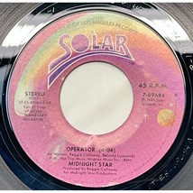Midnight Star Operator / Playmates 45 Funk Electronic 1984 Solar 7-69684 - £9.64 GBP
