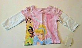 Disney Princesses Infant Girls Long Sleeve T-Shirts Sizes 12M  NWT  - £6.38 GBP