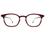 l.a. Eyeworks Eyeglasses Frames CUSHMAN 930493M Dark Red Clear Gray 45-2... - $233.53