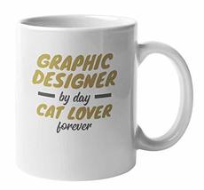 Make Your Mark Design Graphic Designer Cat Lover Coffee &amp; Tea Mug for Artist &amp; I - £15.91 GBP
