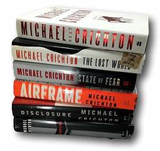 Rare Michael Crichton Lot 6 Hc Dj Timeline Disclosure Airframe Fear Lost World N - £69.28 GBP