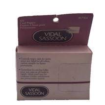 Vidal Sassoon 500 Curl Papers #17301 - $9.99