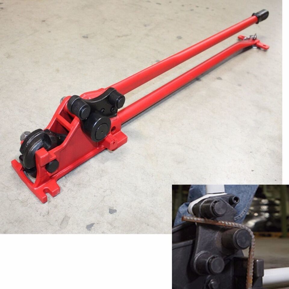 52&quot; Manual 3/4&quot; Rebar Bender &amp; 5/8&quot; Cutter #5 Cutting &amp; #6 Rebar 90°  18... - $233.74