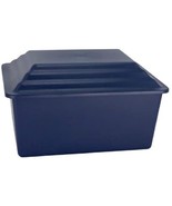 Large/Adult Blue Polymer Urn Vault for Ground Burial for Funeral Cremati... - $1,927.98 MXN