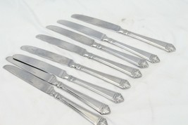 Oneida Augusta Dinner Knives 9 1/2&quot; Stainless Lot of 8 - £15.46 GBP